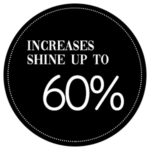 Increases shine up to 60%